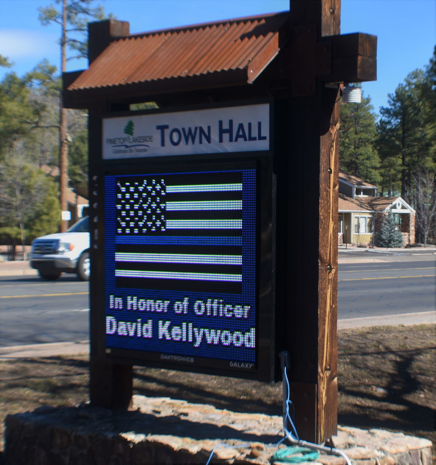 Town of Pinetop-Lakeside honors WMAT Officer David Kellywood